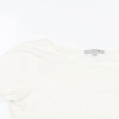 Womens UK Size 12 Per Una White Basic Blouse