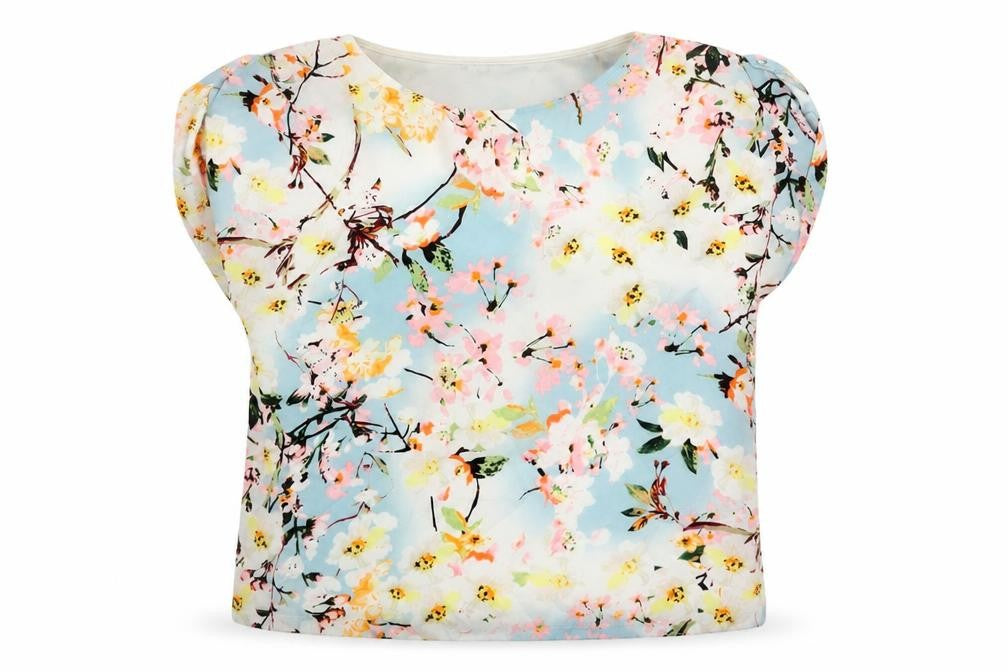 Womens UK Size 12 Warehouse Multicoloured Basic Blouse