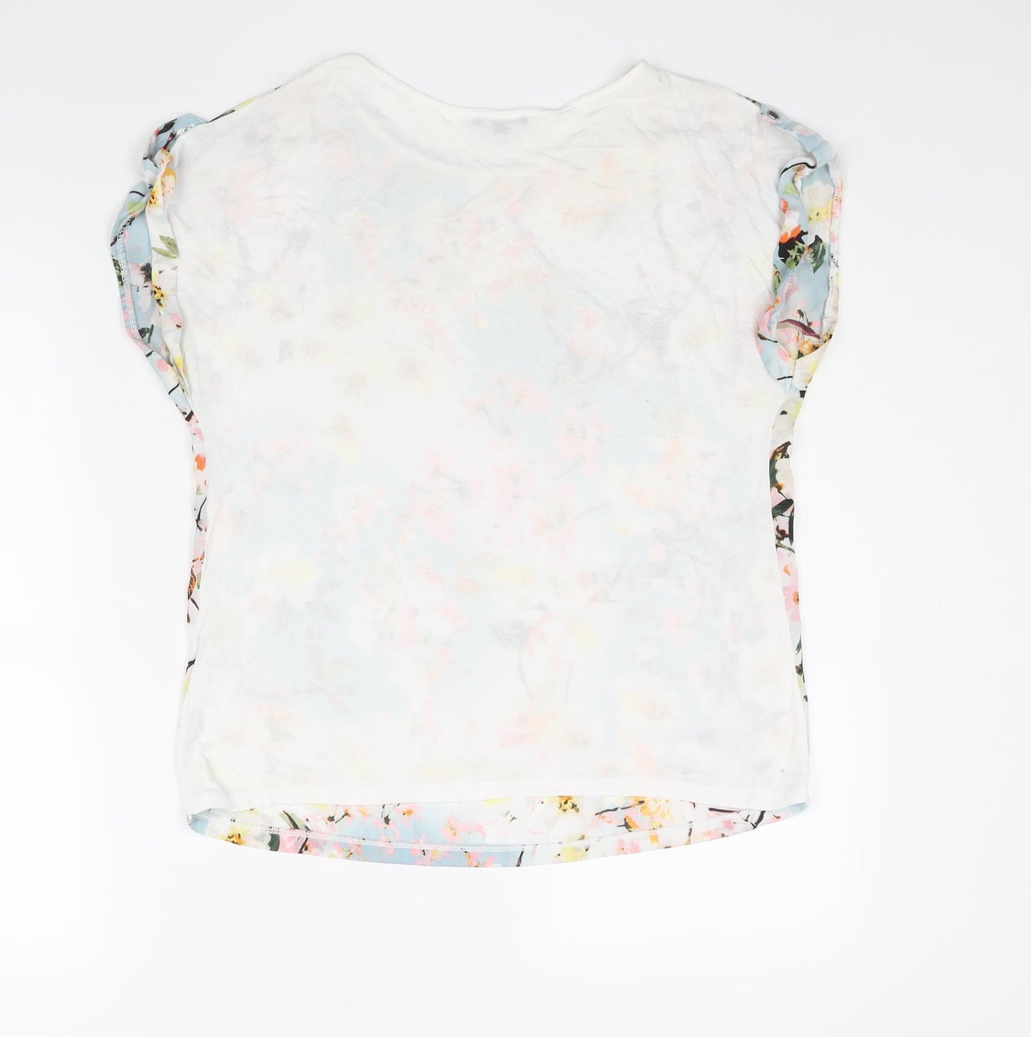Womens UK Size 12 Warehouse Multicoloured Basic Blouse