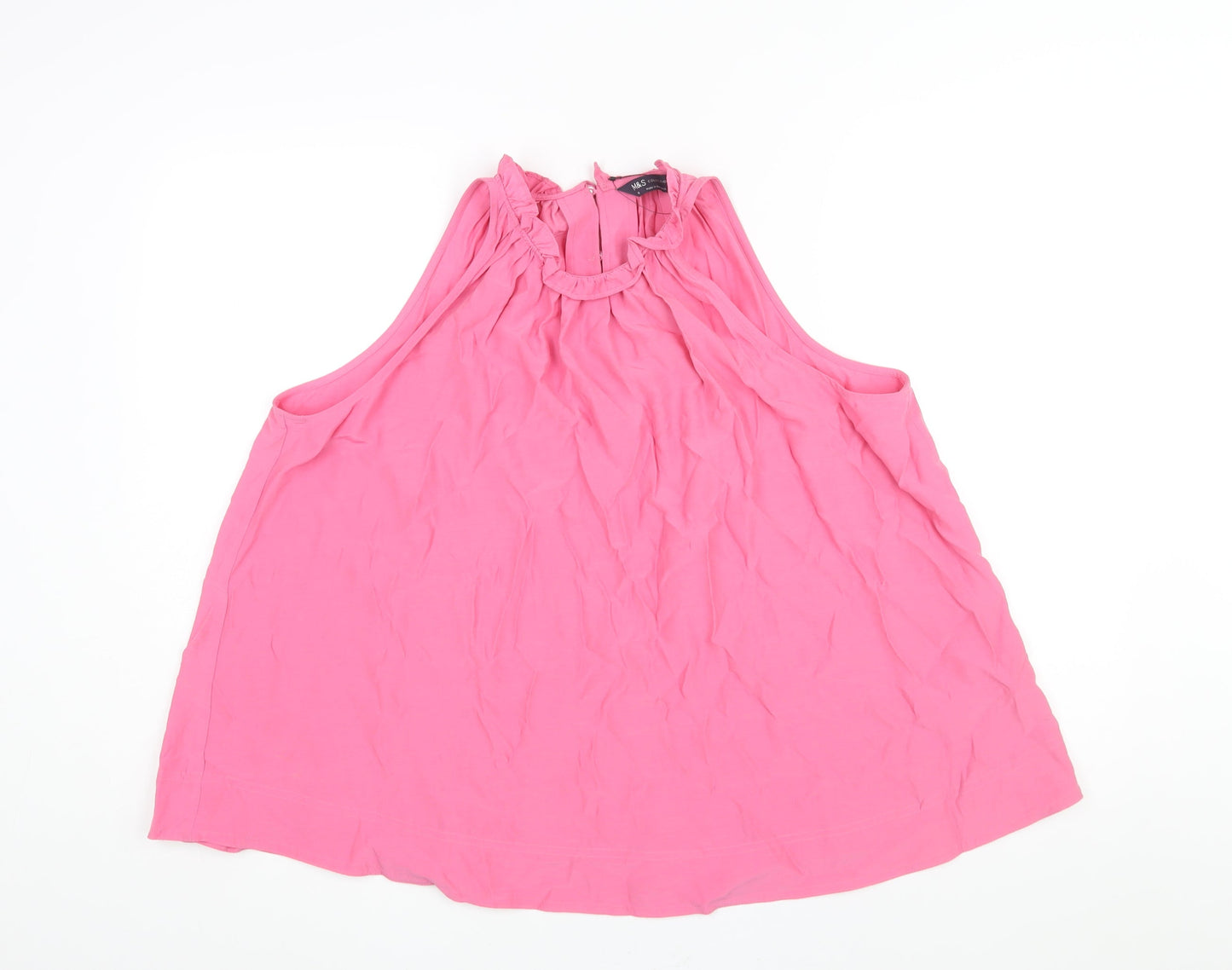 Womens UK Size 16 Marks and Spencer Pink Camisole Blouse