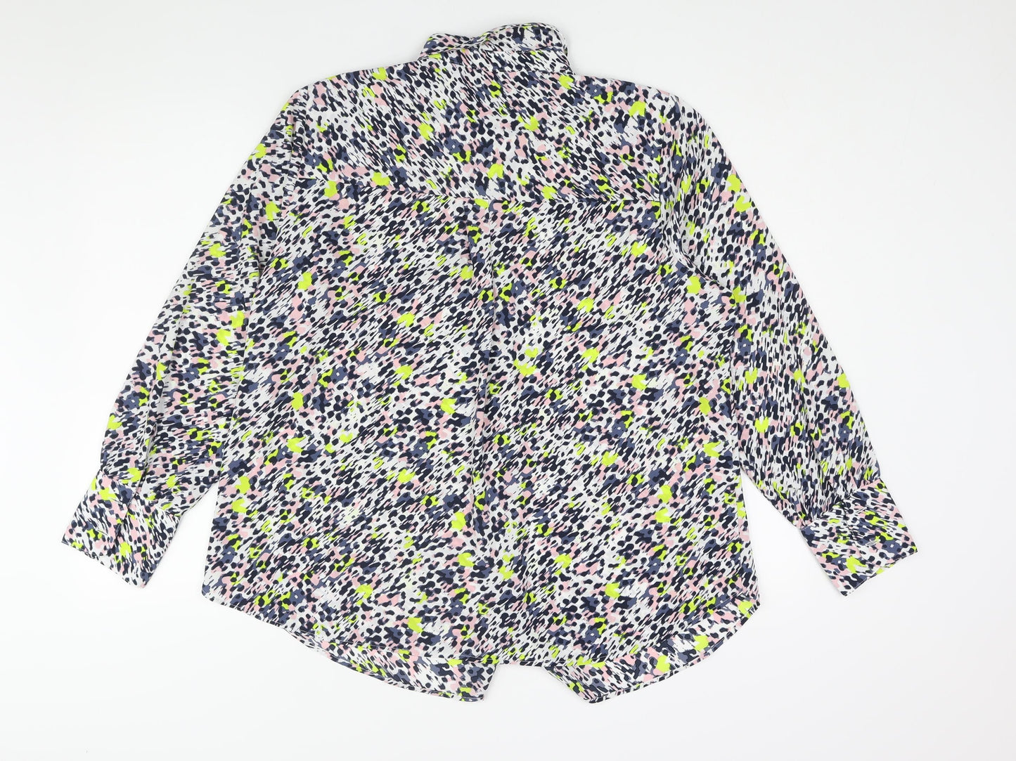 Womens UK Size 16 Marks and Spencer Multicoloured Basic Button-Up