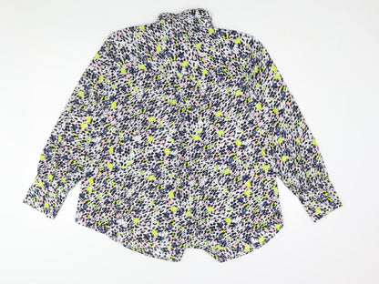 Womens UK Size 16 Marks and Spencer Multicoloured Basic Button-Up