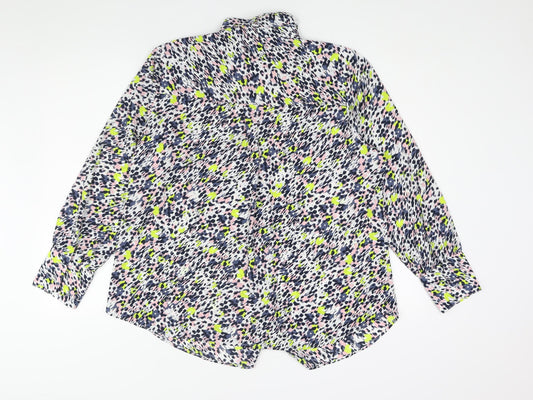 Womens UK Size 16 Marks and Spencer Multicoloured Basic Button-Up