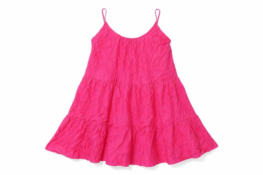 Marks and Spencer Womens Pink Viscose A-Line Size 16 Scoop Neck Pullover - Smocked