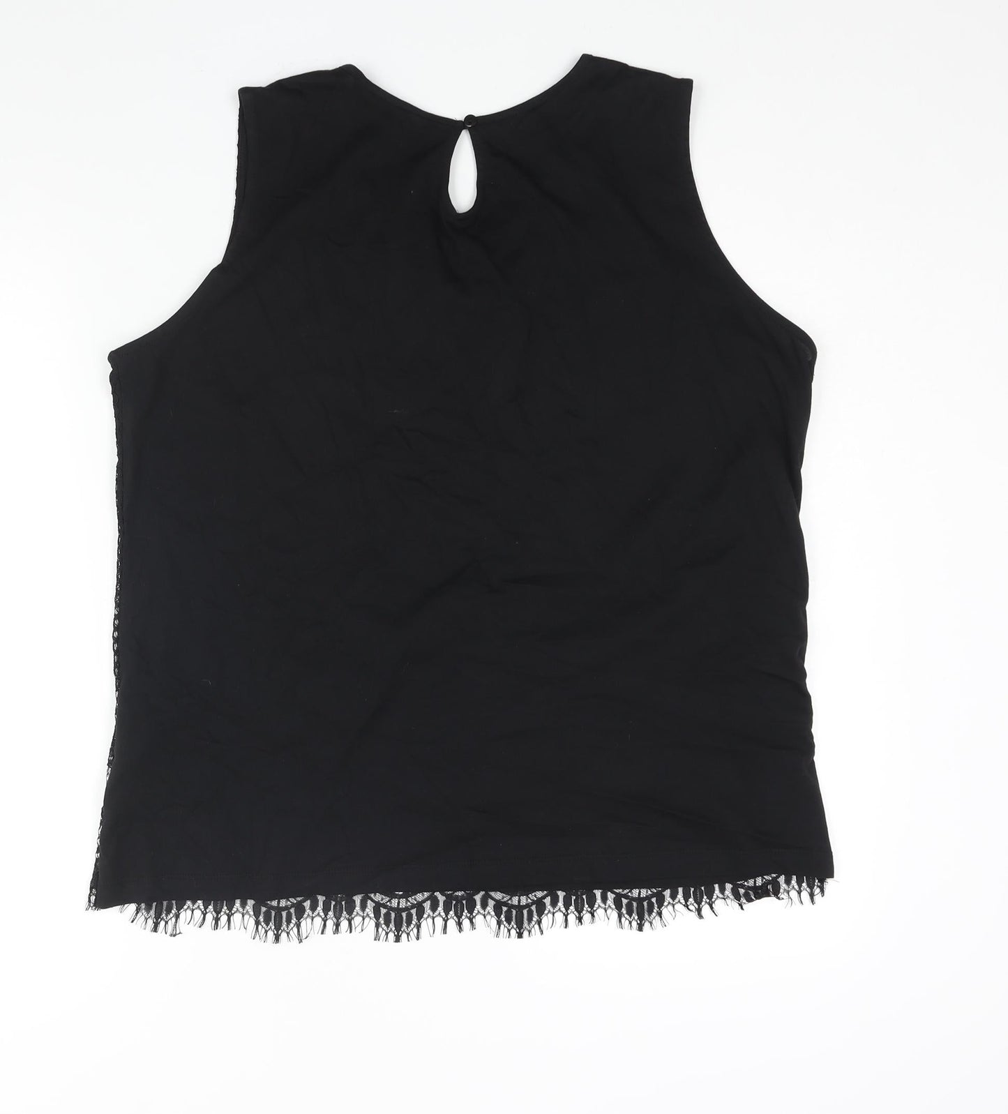 Womens UK Size 20 Dorothy Perkins Black Camisole Blouse