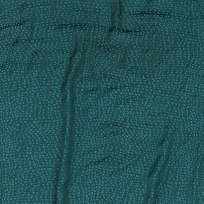 Womens UK Size L Sfera Green Basic Blouse
