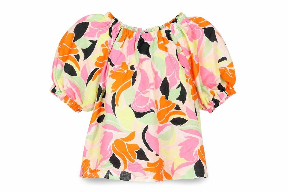 Womens UK Size 8 Marks and Spencer Multicoloured Basic Blouse