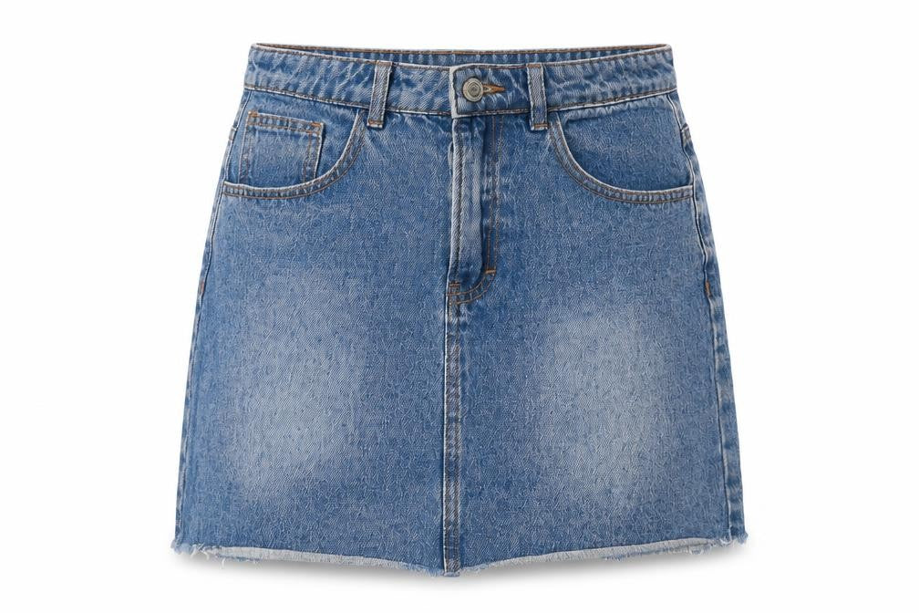 Womens UK Size 10 Denim & Co. A-Line Denim Skirt