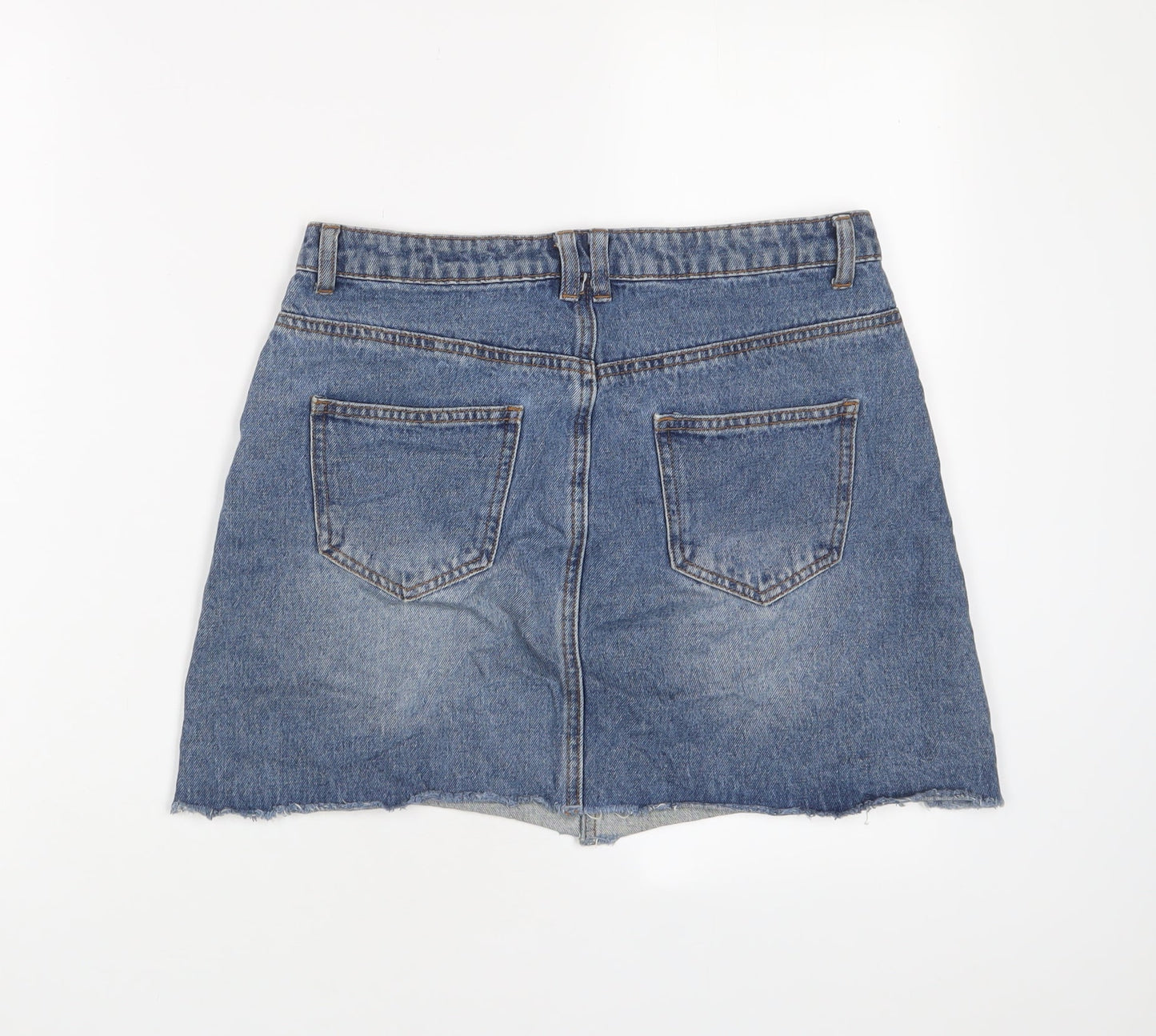 Womens UK Size 10 Denim & Co. A-Line Denim Skirt