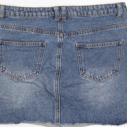 Womens UK Size 10 Denim & Co. A-Line Denim Skirt