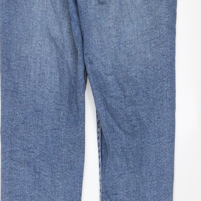 Womens UK Size 12 H&M Regular Fit Skinny Blue Jeans