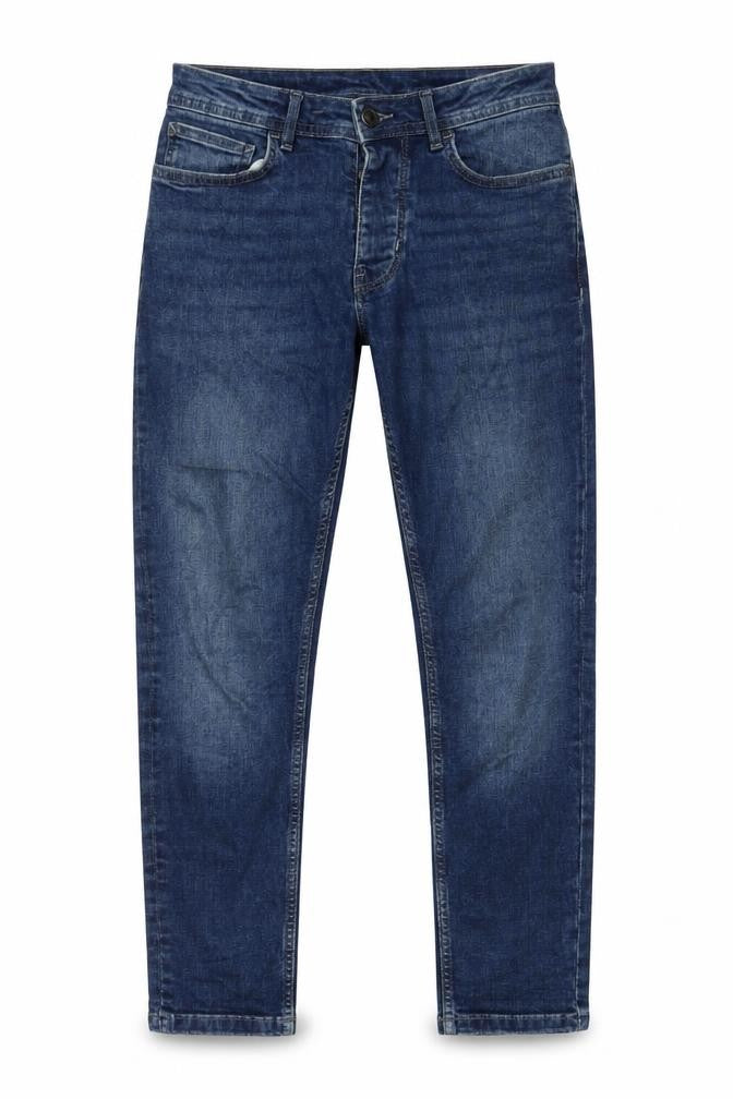 Mens UK Size 30 in Denim & Co. Regular Fit Skinny Blue Jeans