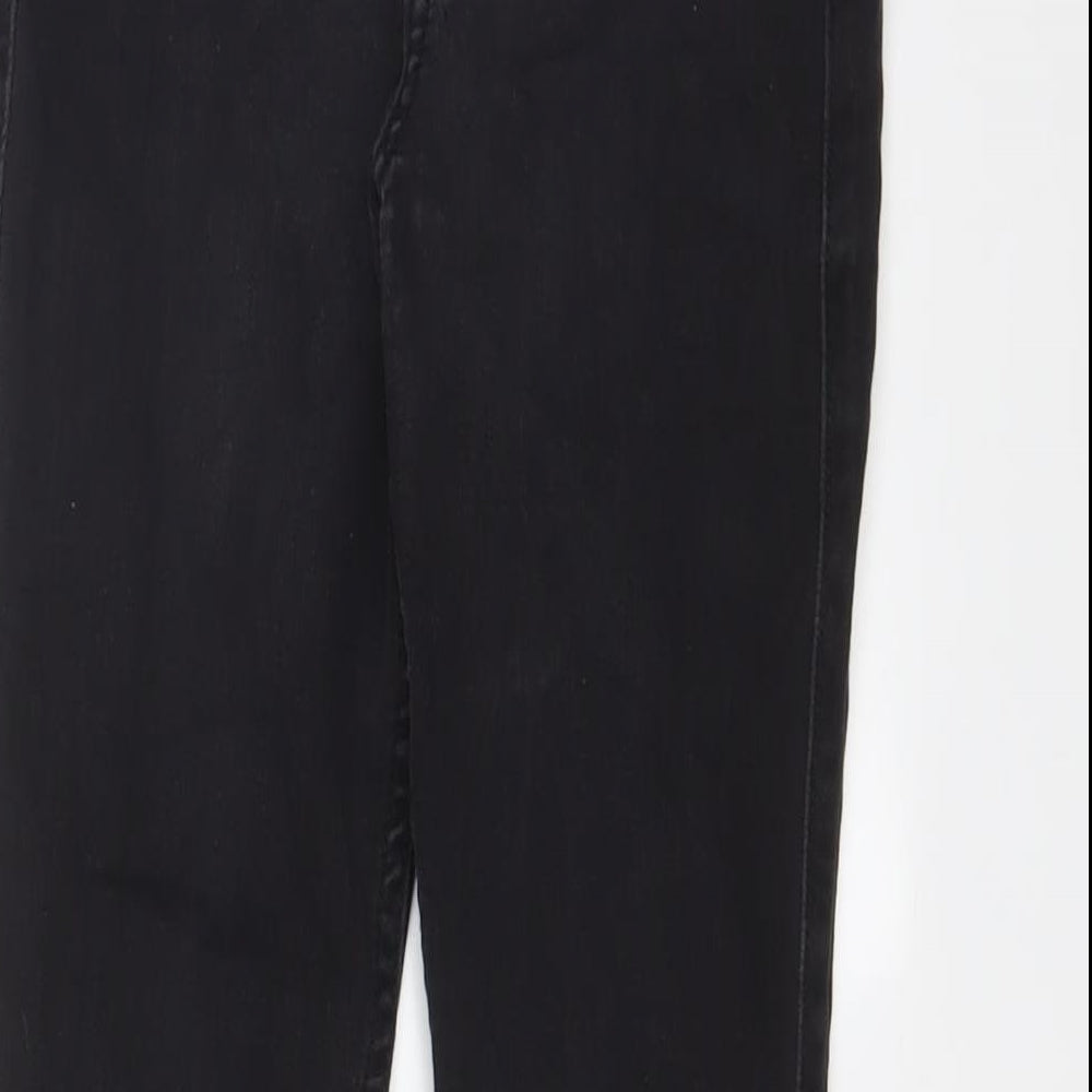 Hollister Womens Grey Cotton Skinny Jeans Size 25 in L28 in Regular Zip