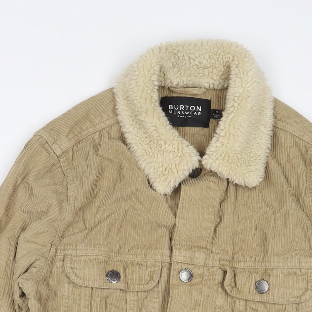 Mens UK Size S Burton Brown Jacket