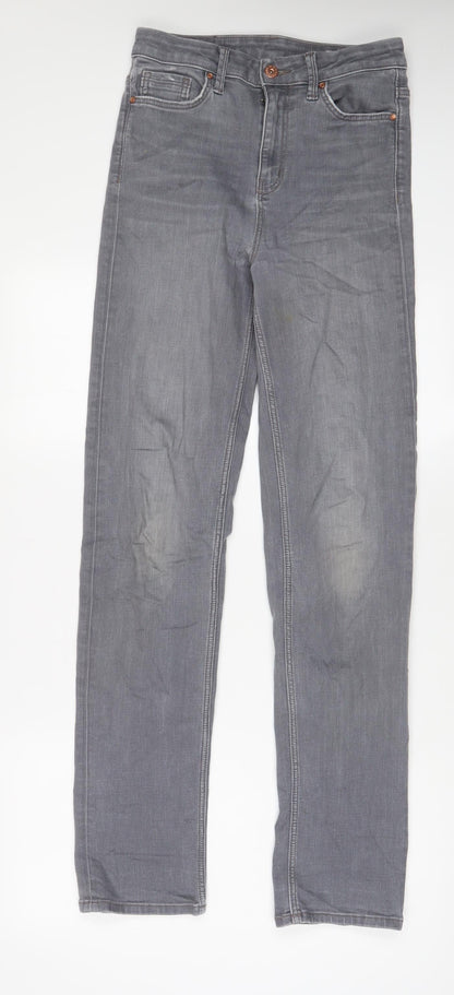 Womens UK Size 8 Marks and Spencer Regular Fit Skinny Grey Jeans