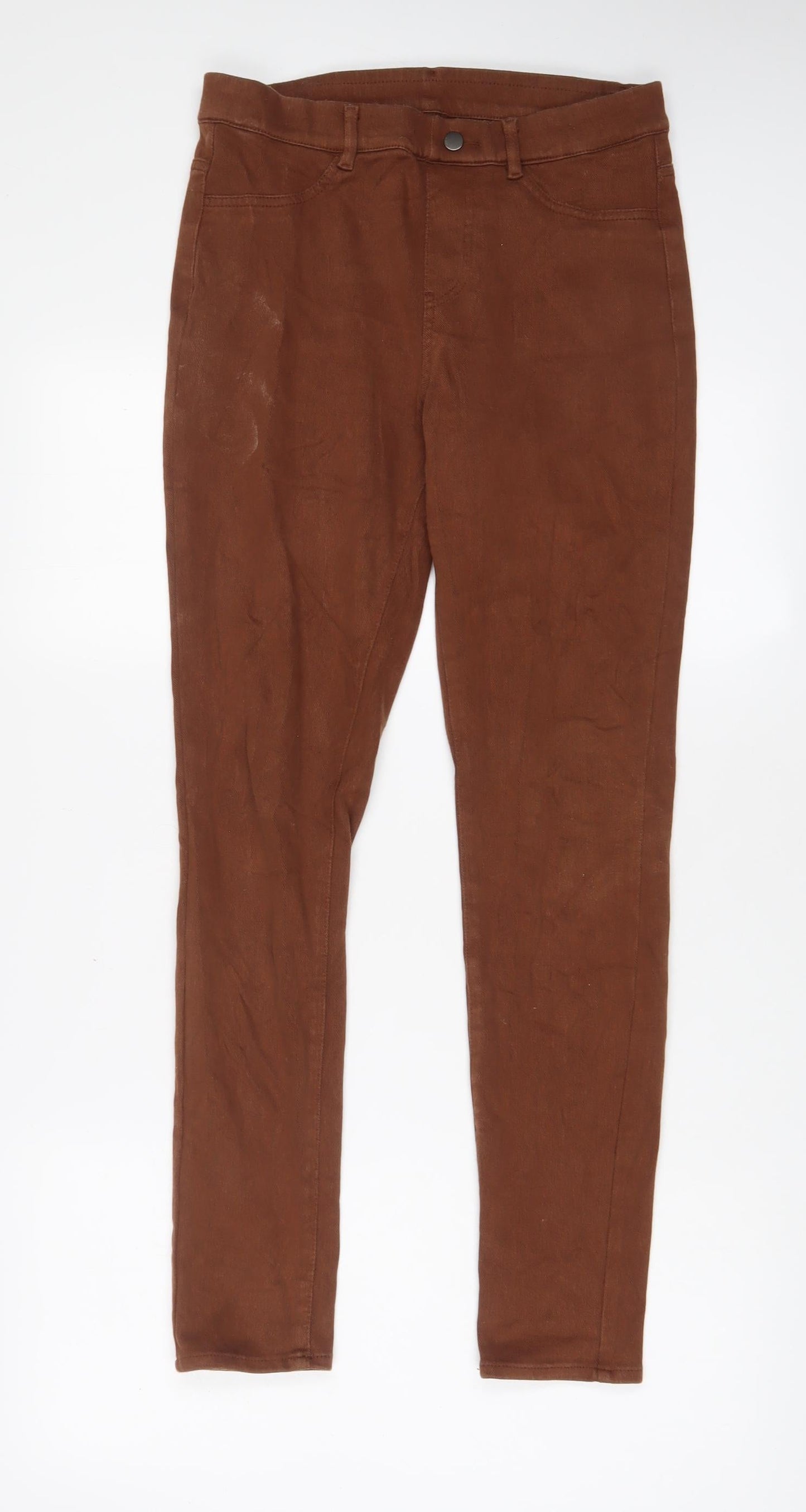 Uniqlo Womens Brown Cotton Jegging Jeans Size 28 in L29 in Regular
