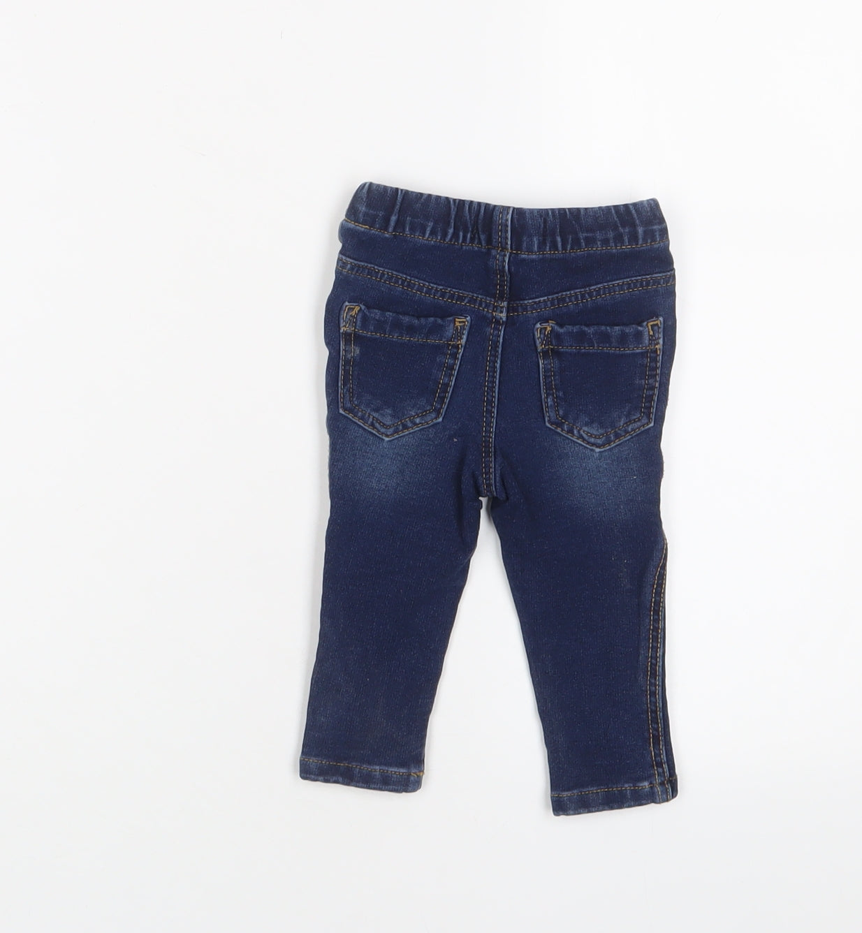 Denim & Co. Baby Black Cotton Capri Jeans Size 6-9 Months Pullover