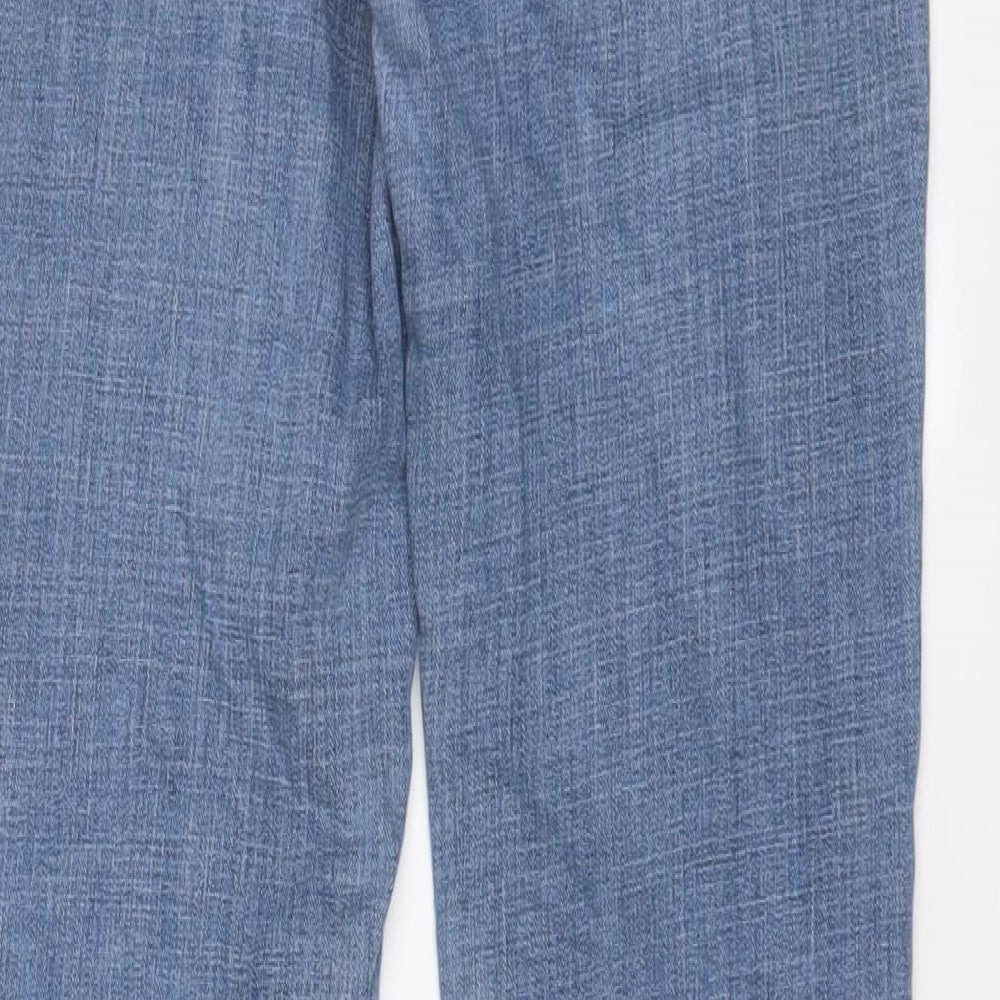 Levi's Womens Blue Cotton Straight Jeans Size 27 in L30 in Slim Zip