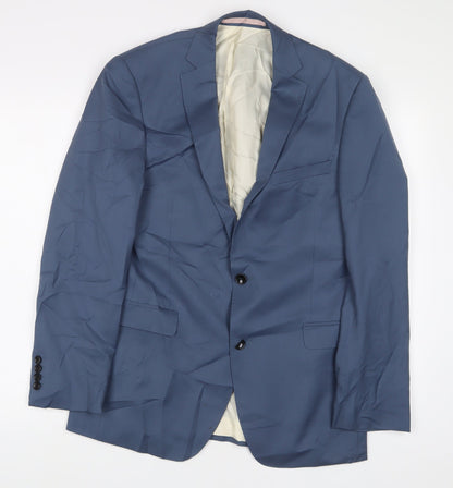 Mens UK Size 38 French Connection Regular Blue Suit Jacket