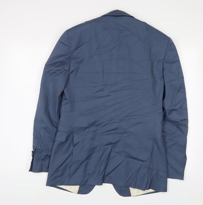 Mens UK Size 38 French Connection Regular Blue Suit Jacket