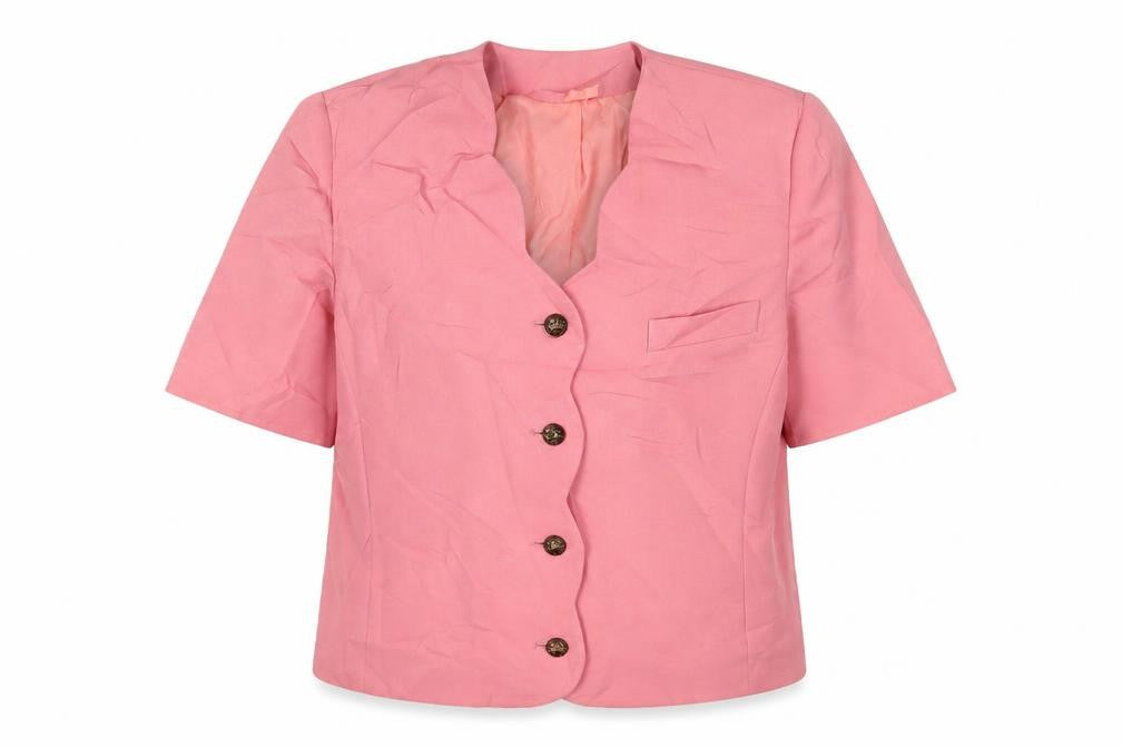 Womens UK Size 16 Classic Pink Jacket