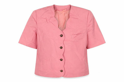 Womens UK Size 16 Classic Pink Jacket