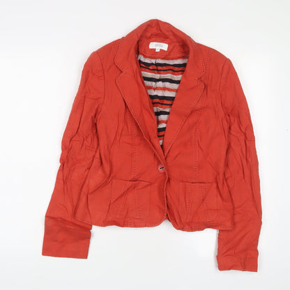 Womens UK Size 10 Marks and Spencer Red Jacket