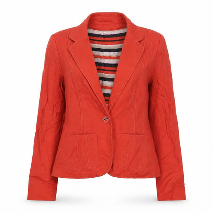 Marks & Spencer Womens Red Jacket Size 10 Button