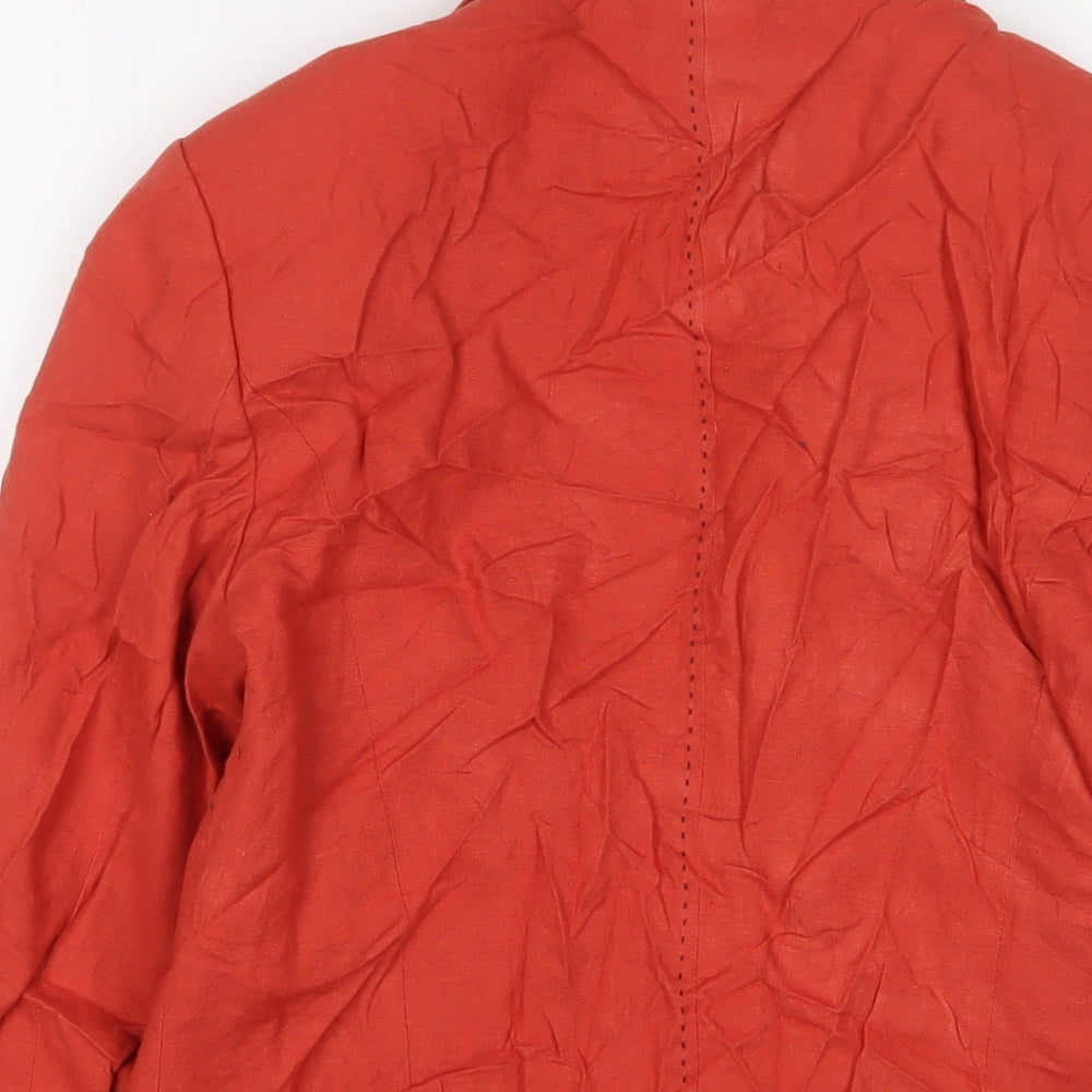 Womens UK Size 10 Marks and Spencer Red Jacket