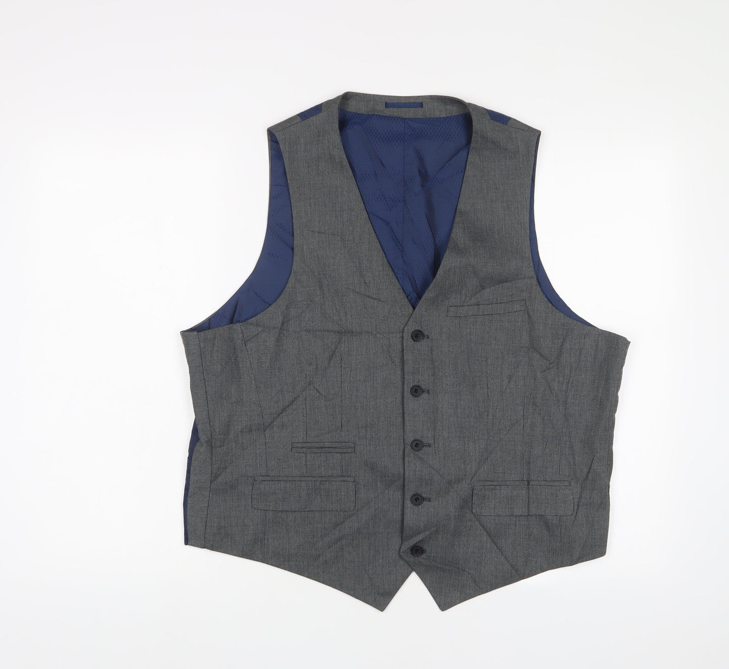 Mens UK Size 44 Fellini Regular Grey Suit Jacket