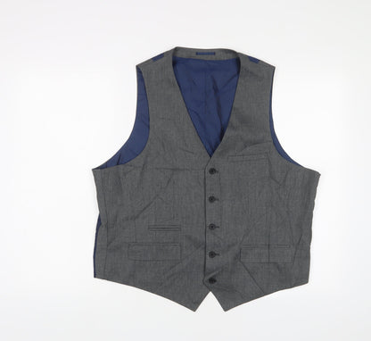 Mens UK Size 44 Fellini Regular Grey Suit Jacket