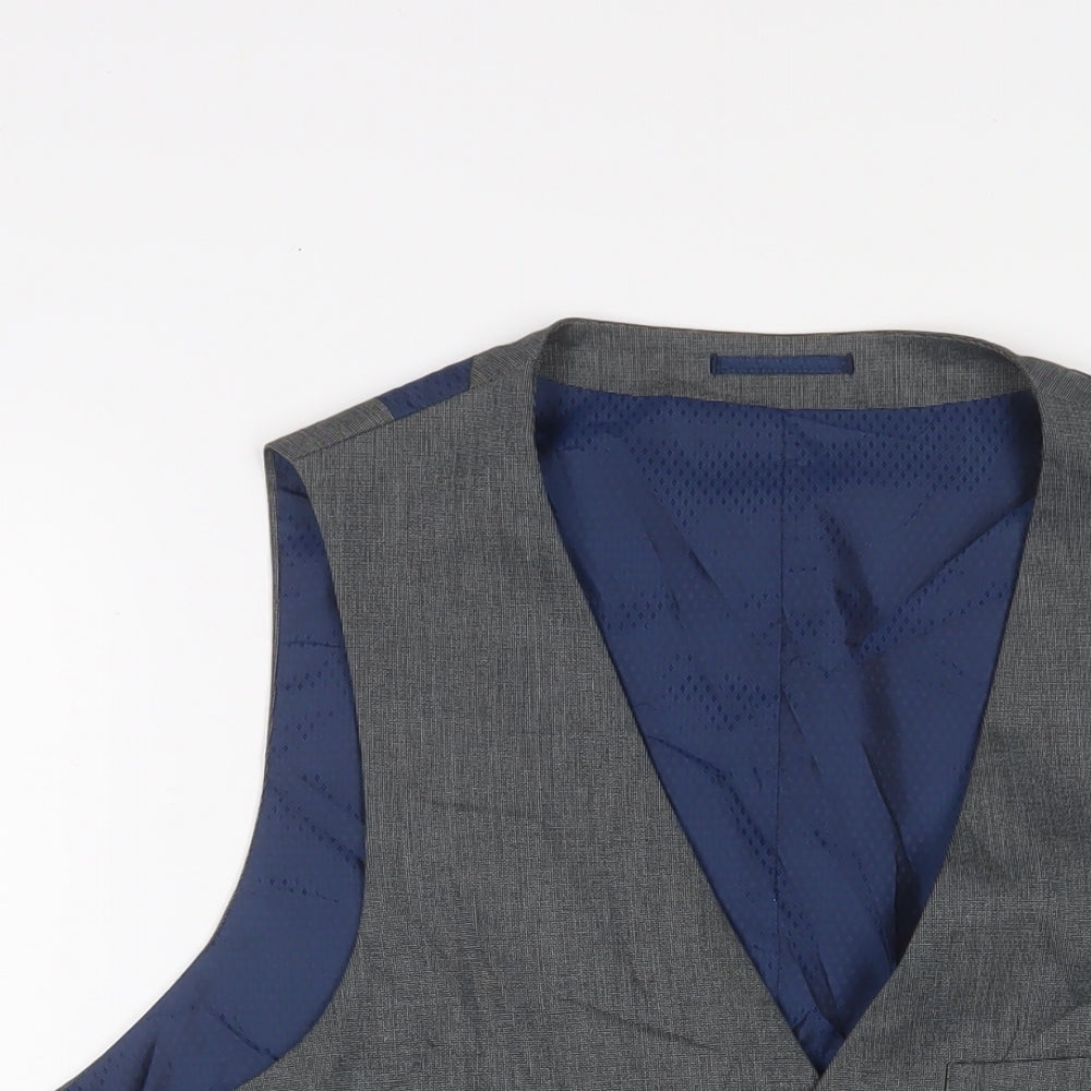 Mens UK Size 44 Fellini Regular Grey Suit Jacket
