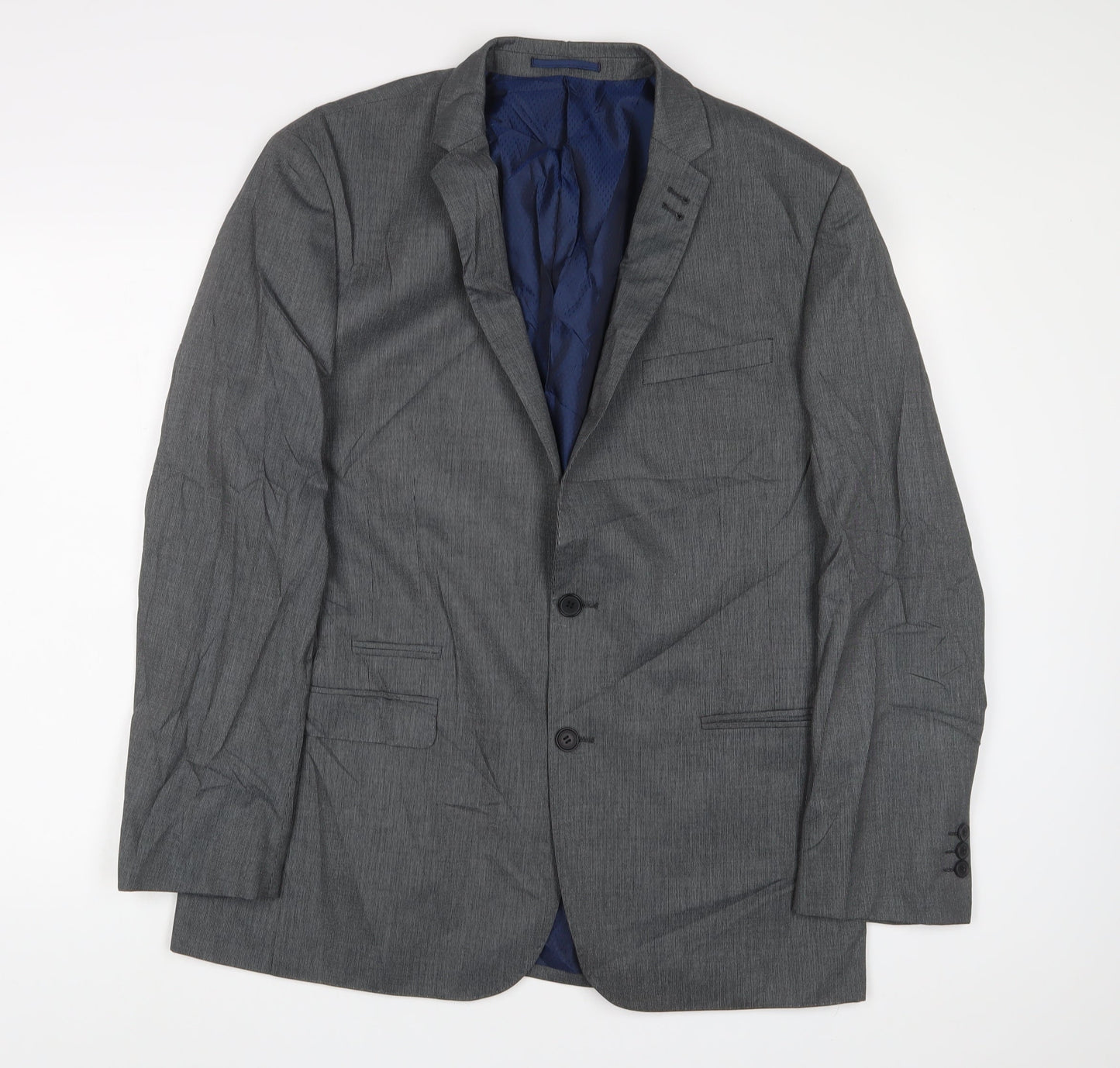 Mens UK Size 44 Fellini Regular Grey Suit Jacket