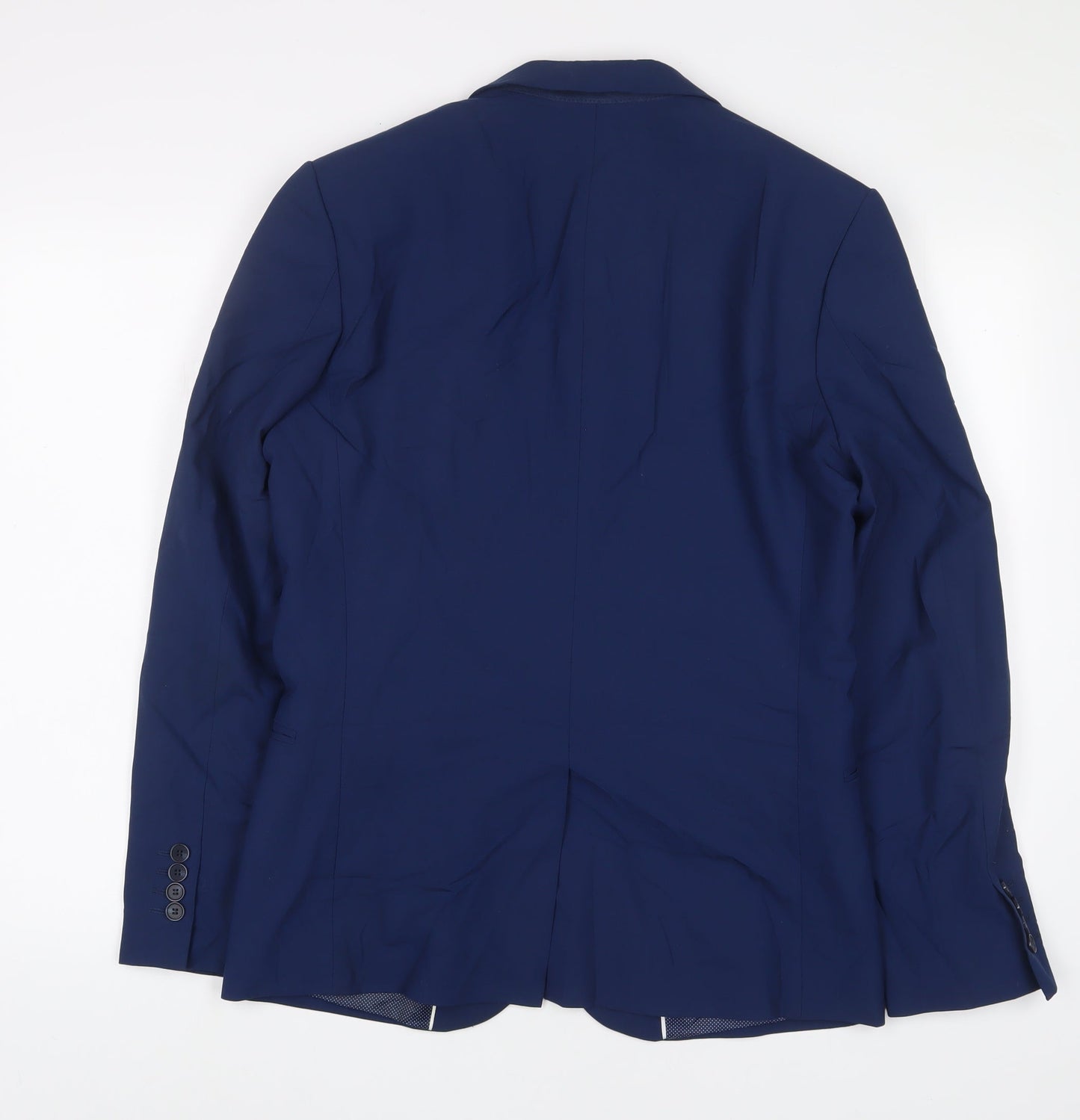 Mens UK Size 40 Marks and Spencer Regular Blue Suit Jacket