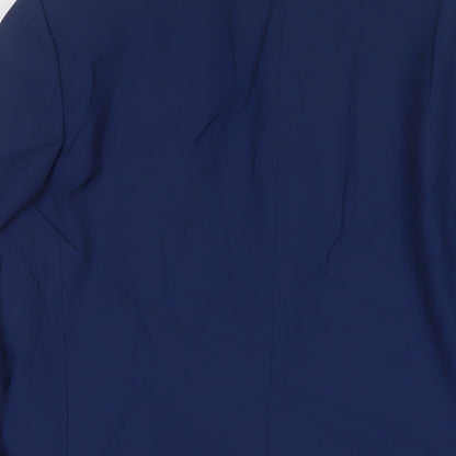 Mens UK Size 40 Marks and Spencer Regular Blue Suit Jacket