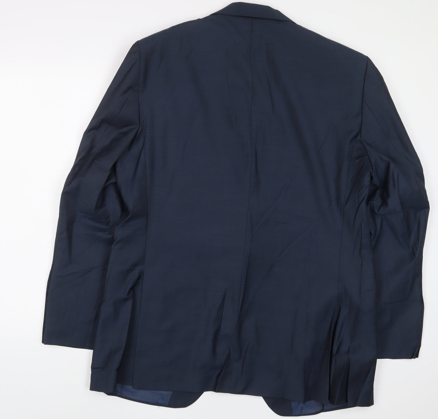 Autograph Mens Blue Wool Jacket Suit Jacket Size 44 Regular