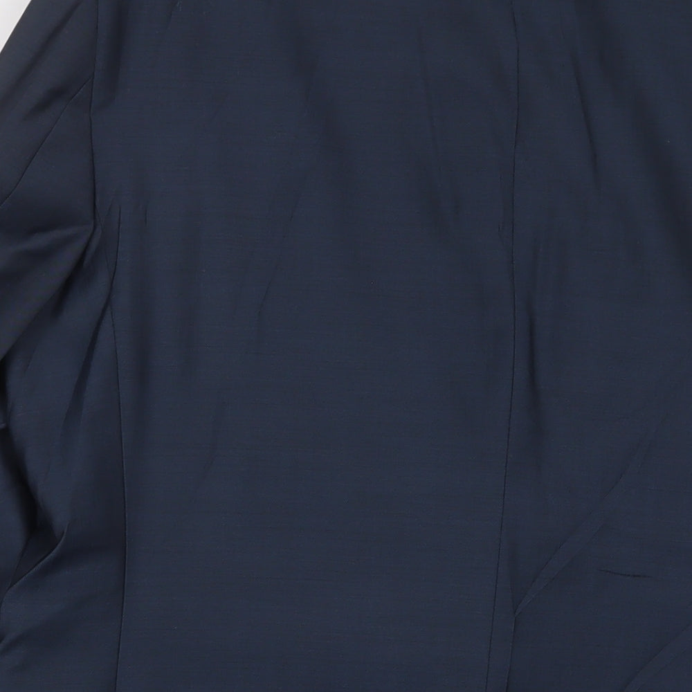 Autograph Mens Blue Wool Jacket Suit Jacket Size 44 Regular