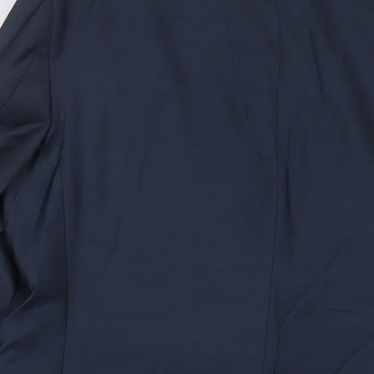 Autograph Mens Blue Wool Jacket Suit Jacket Size 44 Regular