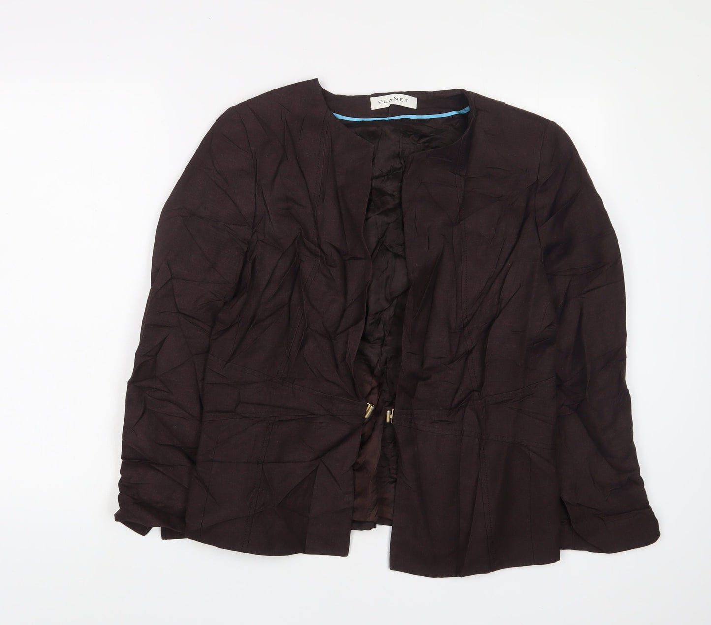 Womens UK Size 16 Planet Brown Jacket