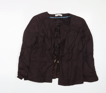 Womens UK Size 16 Planet Brown Jacket