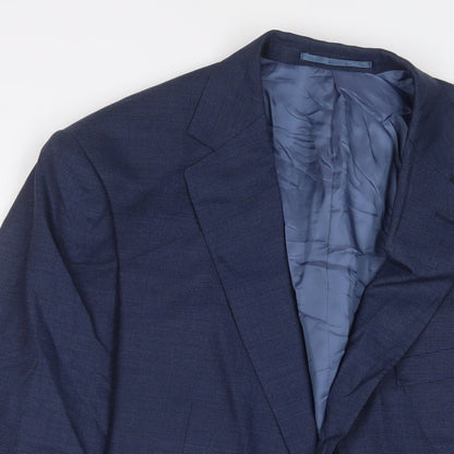 Mens UK Size 42 Marks and Spencer Regular Blue Suit Jacket