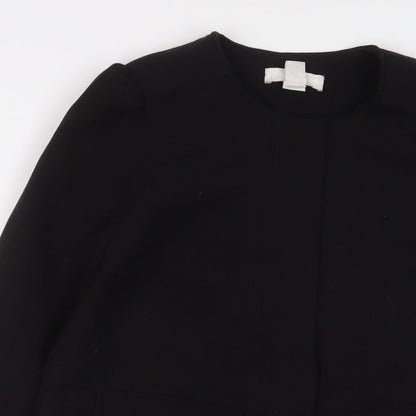 Womens UK Size 10 H&M Black Jacket
