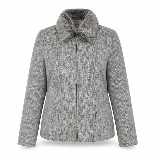 Womens UK Size 12 Gerry Weber Grey Jacket