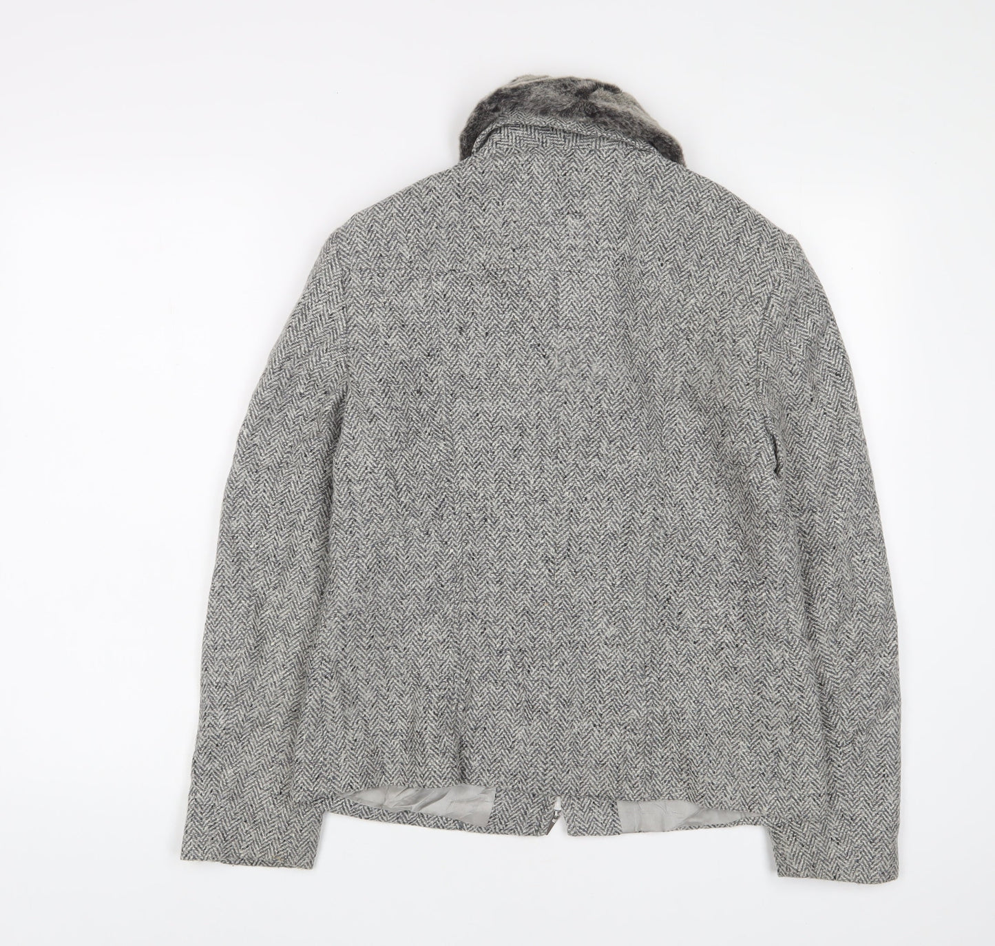 Gerry Weber Womens Grey Jacket Size 12 Zip