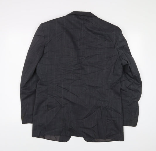 Mens UK Size 40 Marks and Spencer Regular Grey Suit Jacket