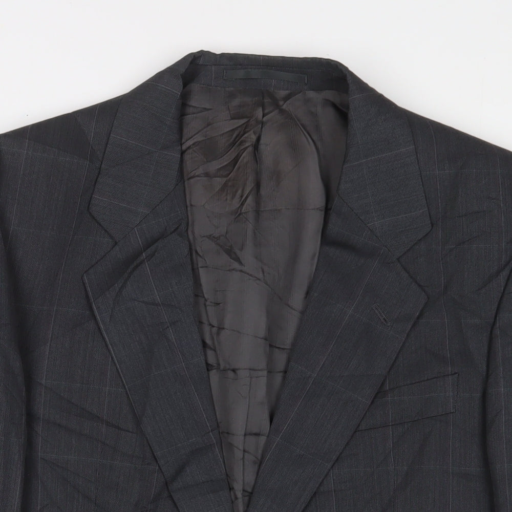 Mens UK Size 40 Marks and Spencer Regular Grey Suit Jacket