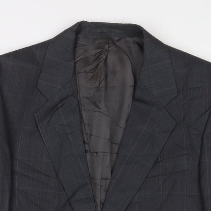 Mens UK Size 40 Marks and Spencer Regular Grey Suit Jacket