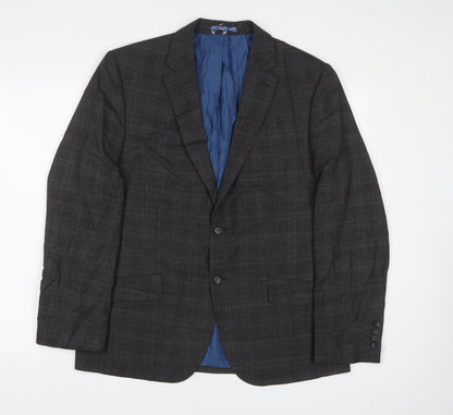 Mens UK Size 40 Marks and Spencer Regular Grey Suit Jacket