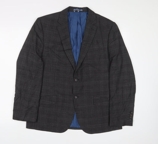 Mens UK Size 40 Marks and Spencer Regular Grey Suit Jacket