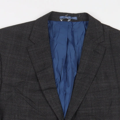Mens UK Size 40 Marks and Spencer Regular Grey Suit Jacket